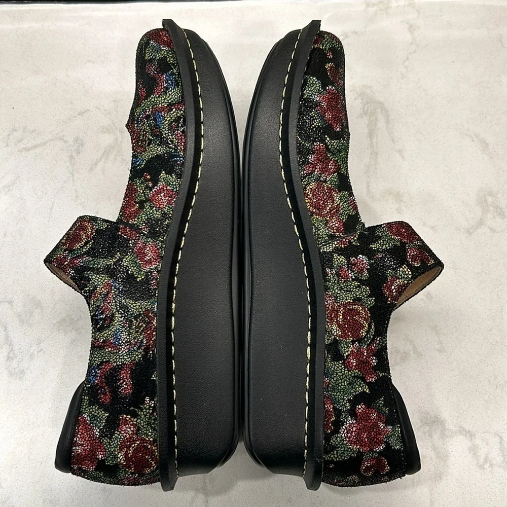 Alegria by PG Lite Paloma Flora Nova Leather Mary Jane Shoes EU 41 / US 11-11.5